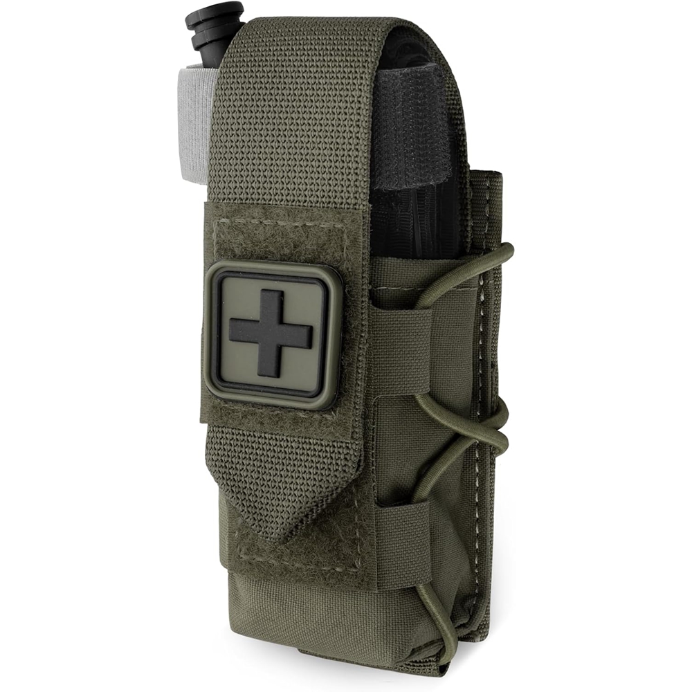 First Aid Bag Kit - MOLLE Tourniquet Holder IFAK TQ Holder