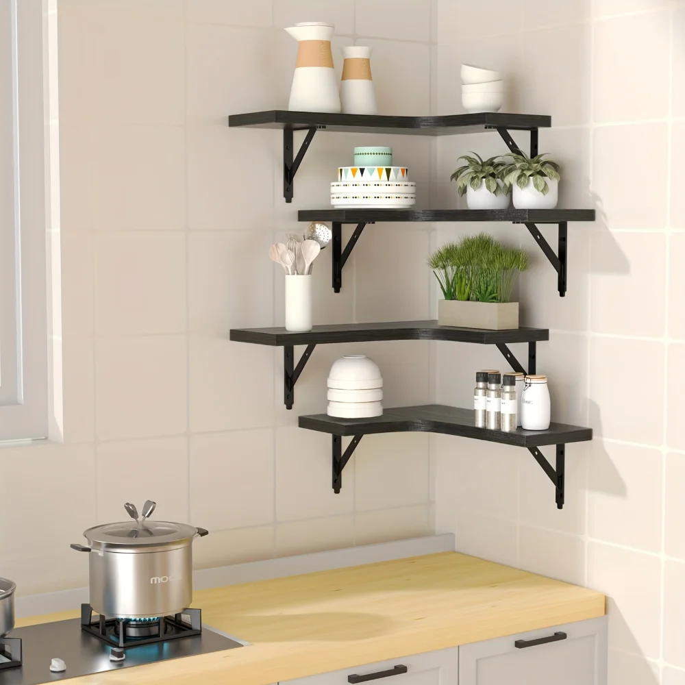 Natural Wood Grain Floating Sh - Fire Escape Ladder recension och pris