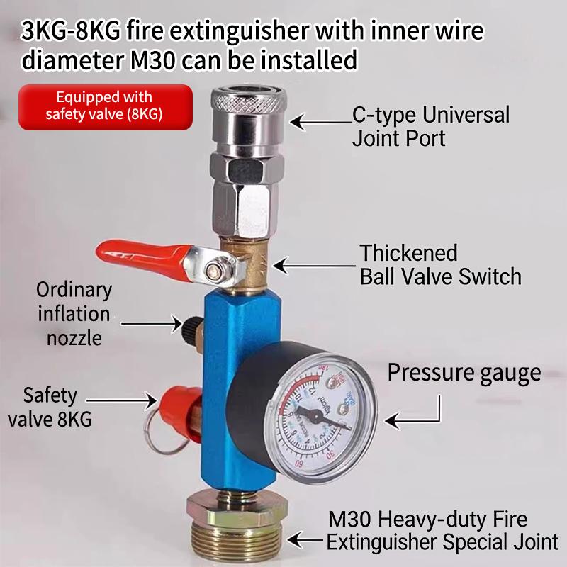 ●Small Air Tank Pressure Adapt - Fire Extinguisher Small recension och pris