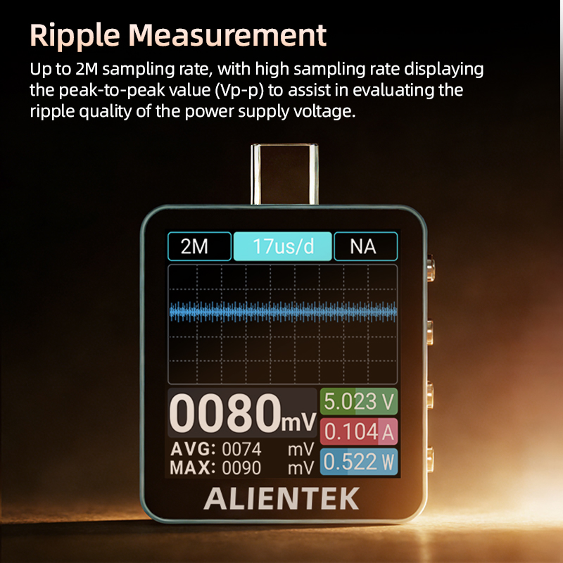 ALIENTEK C2 Type C USB Tester  - Co Detector Plug recension och pris