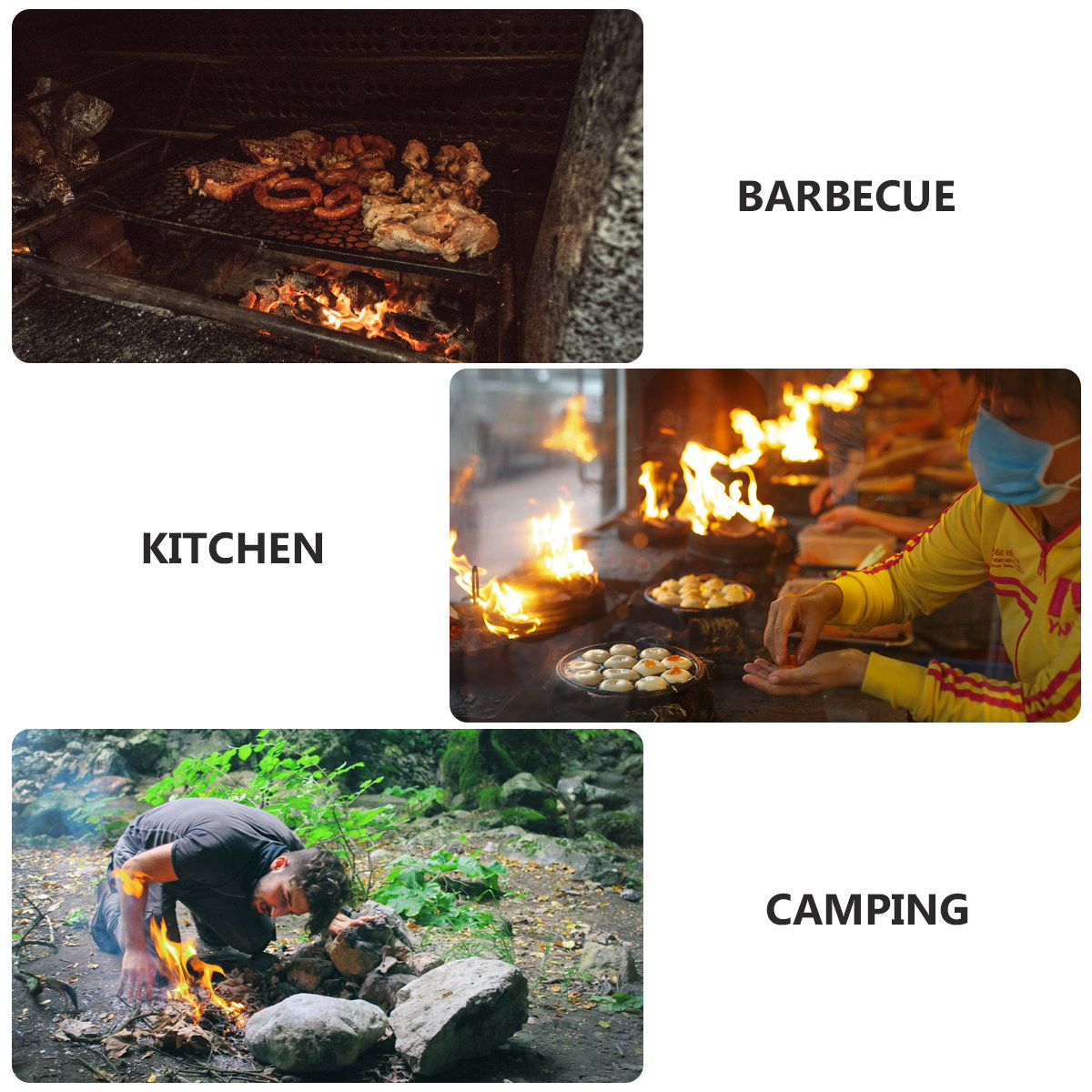 1Pcs Fire Blanket Portable Fir - Fire Blanket Kitchen recension och pris
