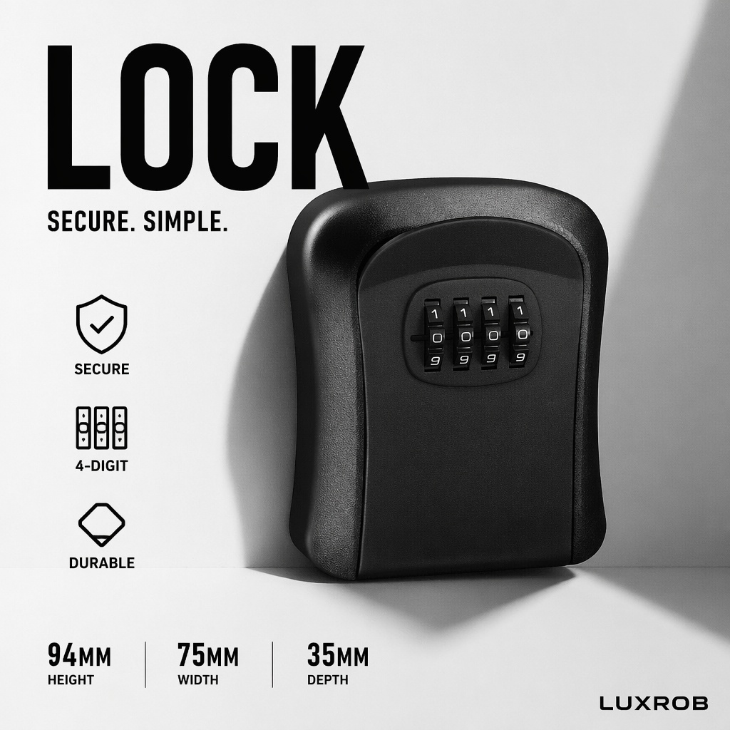 Wall Mount Waterproof Key Stor - Lockbox Key Secure recension och pris