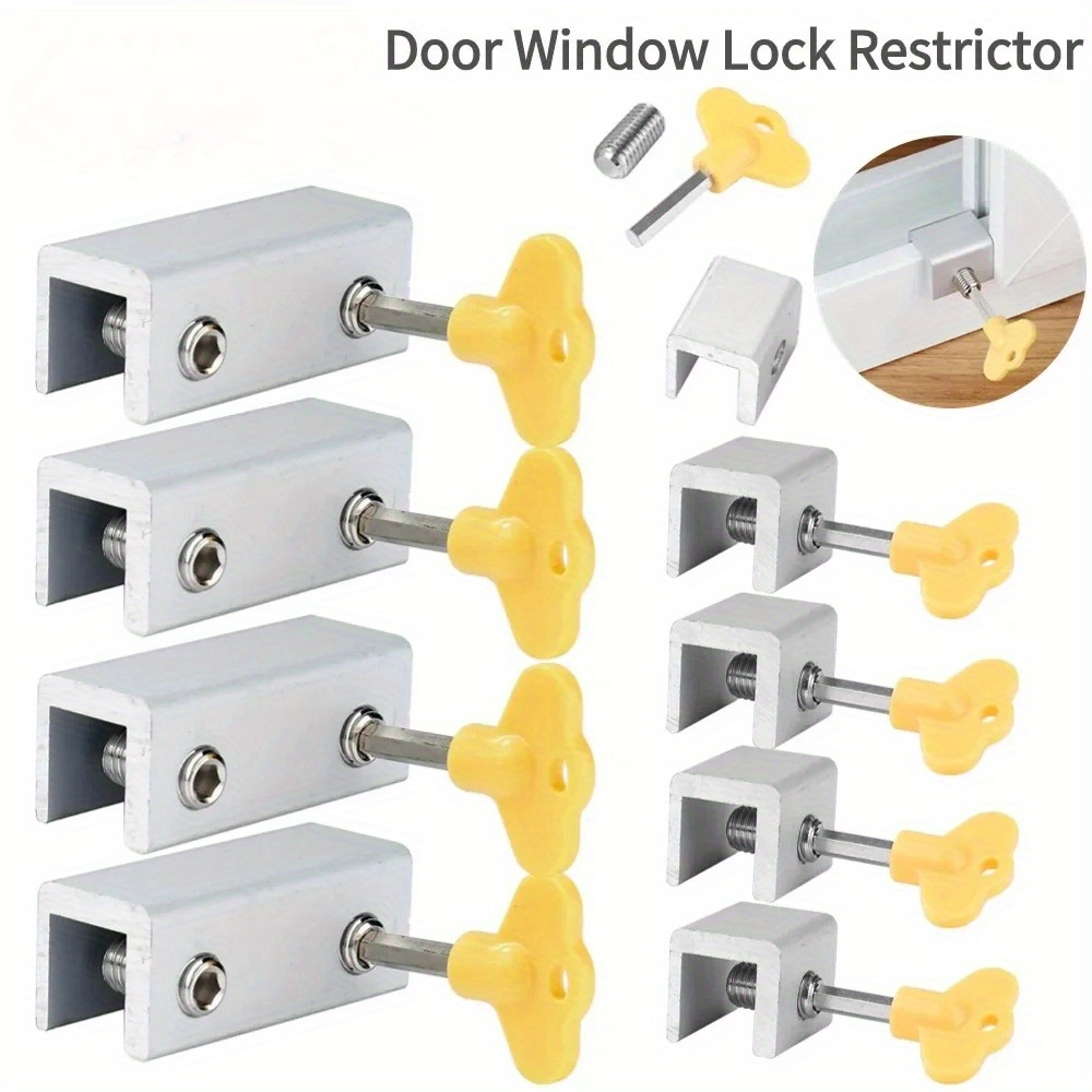 2-4PCS Adjustable Window Lock  - Window Lock Bar recension och pris